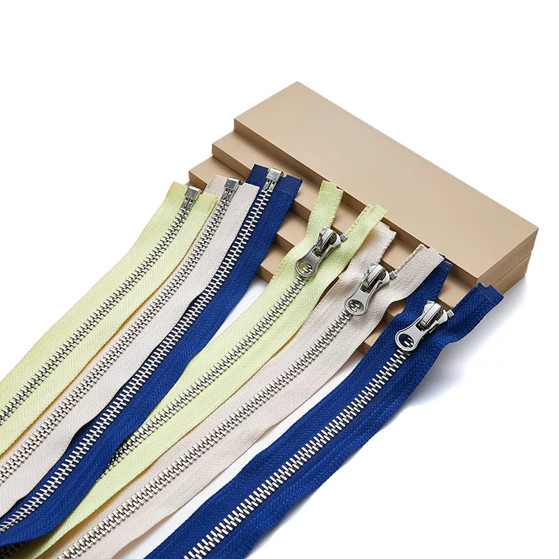 Miljøvenlig genbrugsmetal lynlås