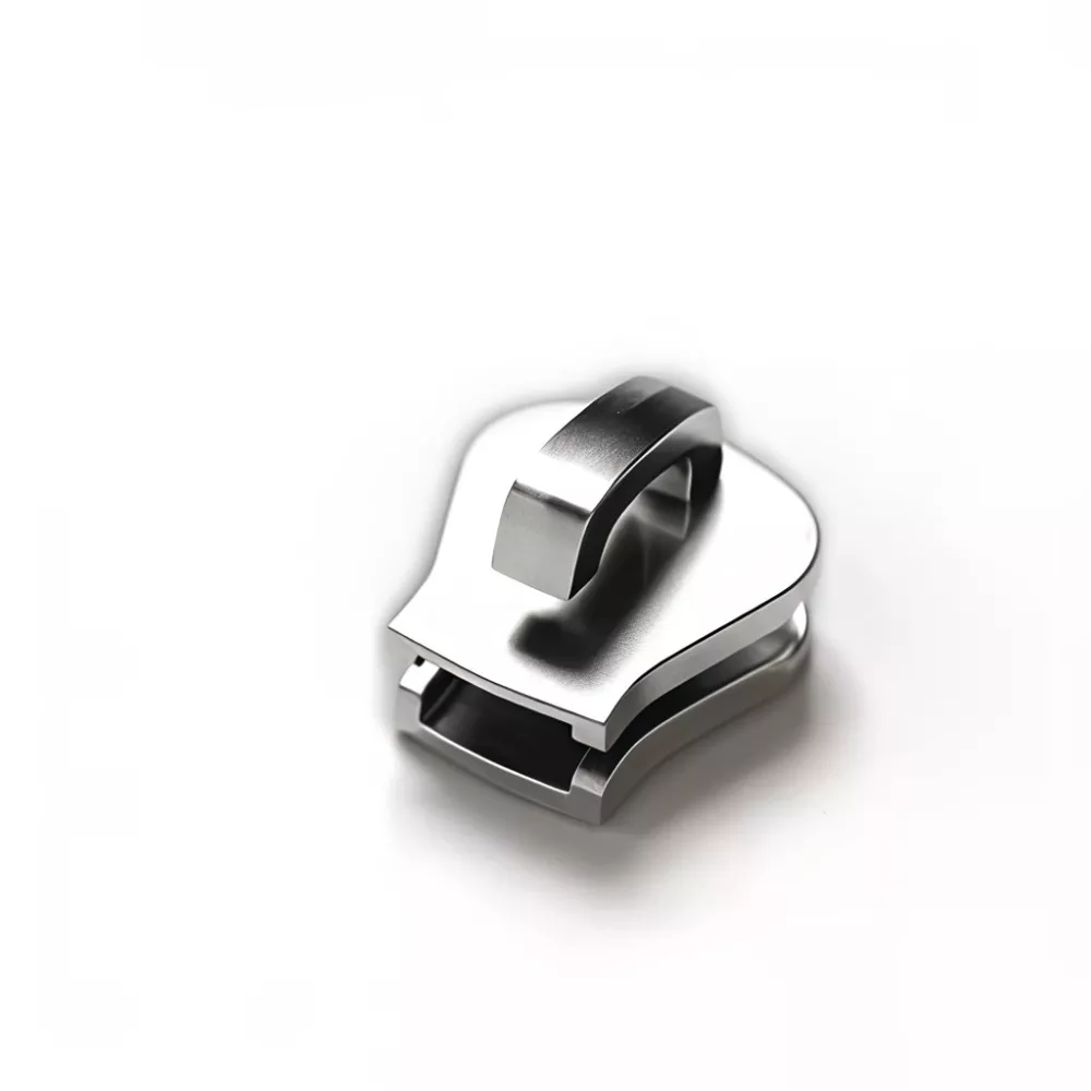 Ulåst skyder til plast lynlås