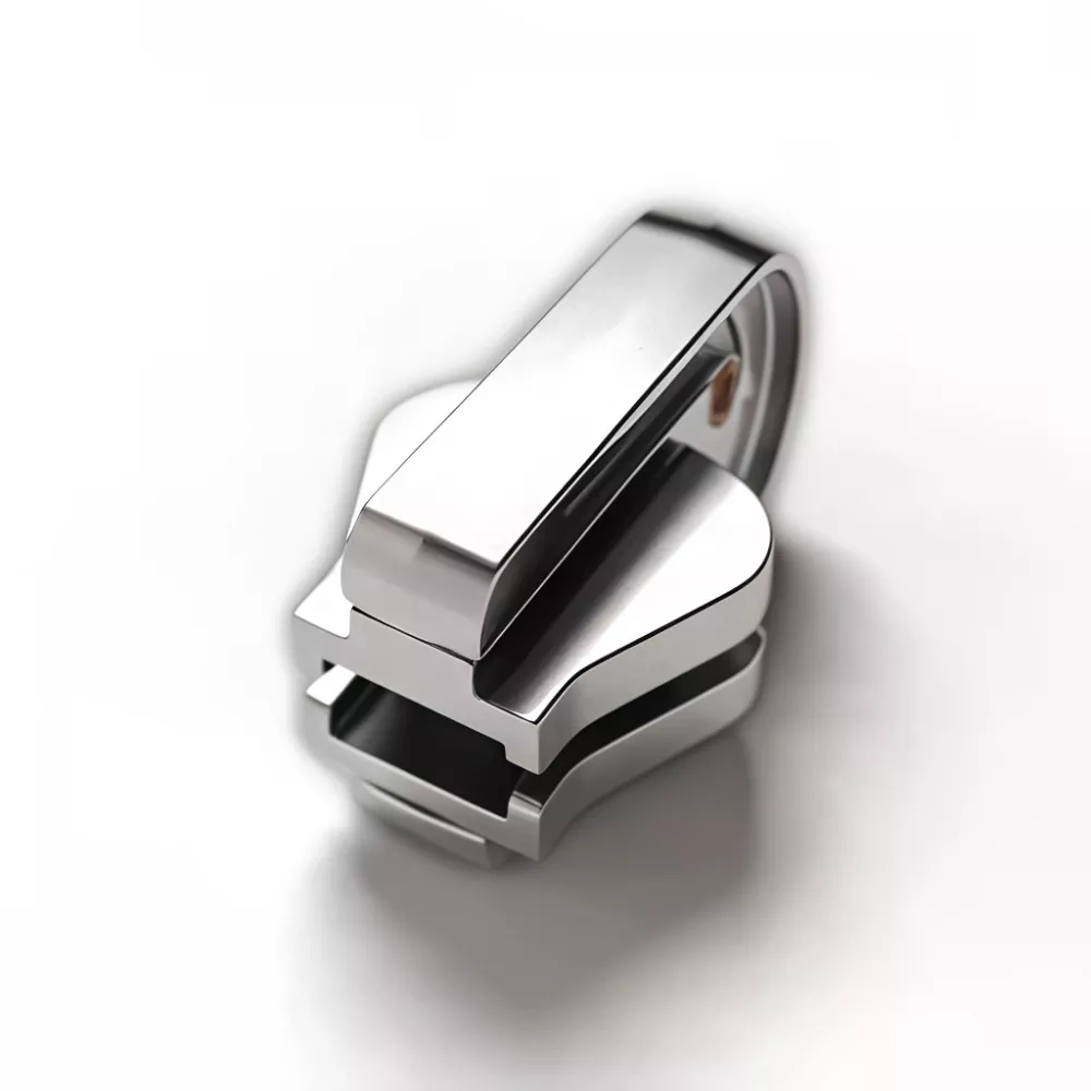 Vendbar skyder til plast lynlås